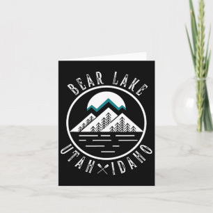 Beer Lake Utah Idaho Camping Boating Kaart