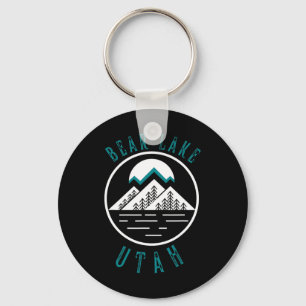 Beer Lake Utah Mountain Skiing Hiking Vissen Boat Sleutelhanger