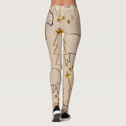 Beer Leggings in beige (Achterkant)