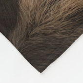 Beer lezer leest boek fleece deken (Hoek)