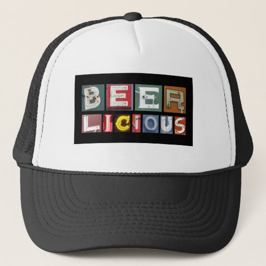 Beer-Licious Trucker Hat Pet (Voorkant)