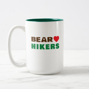 Beer liefdeshiker tweekleurige koffiemok
