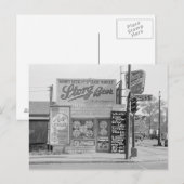 Beer & Liquor Market, 1938 Briefkaart (Voorkant / Achterkant)