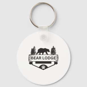 Beer Lodge Wyoming Wildlife Beer Hiking Camping SK Sleutelhanger
