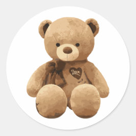 Beer Love Ronde Sticker