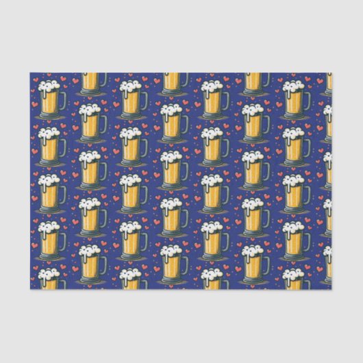 Beer Love Tissuepapier (Voorkant)