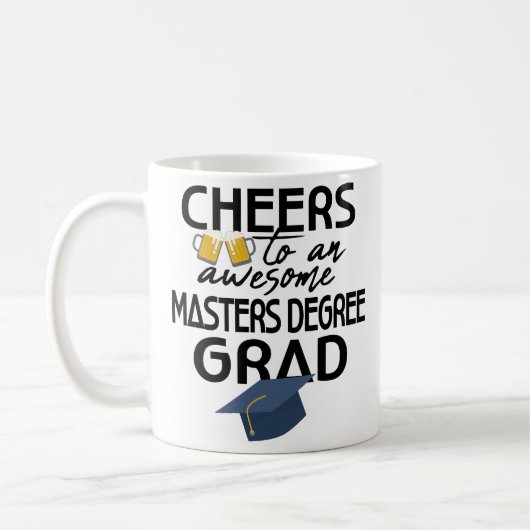 Beer Lover Afstuderen Coffee Mok (Links)