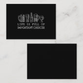 Beer Lover | Belangrijke chocoladebier Informatiekaartje (Voorkant / Achterkant)