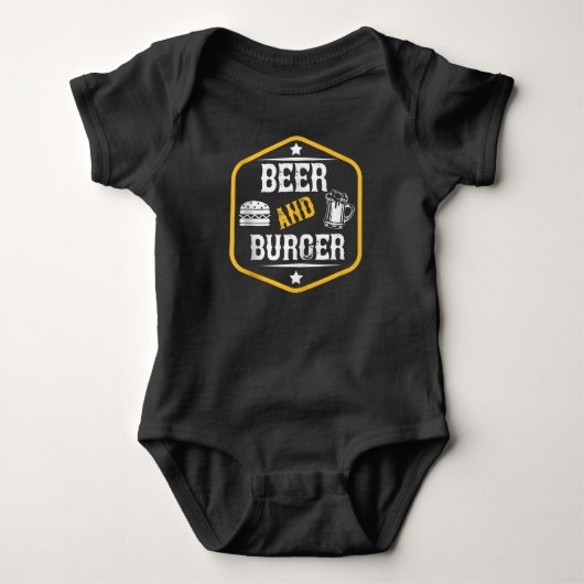 Beer Lover | bier en brander Romper (Voorkant)