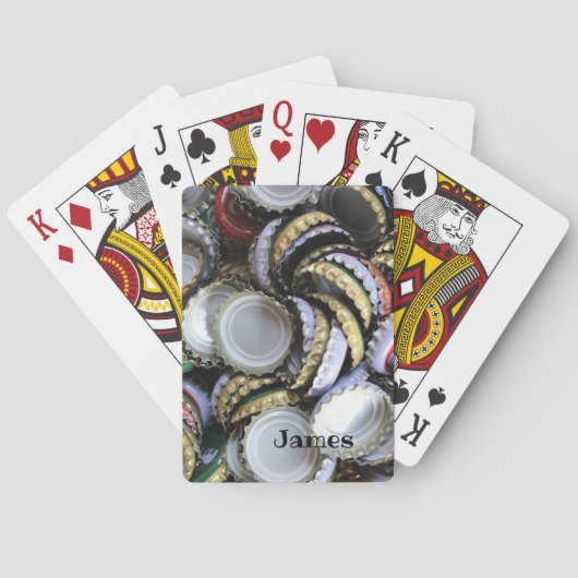 Beer Lover Cool en Trendy I Love Beer Pokerkaarten (Achterkant)