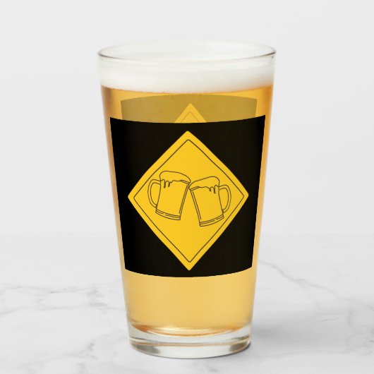Beer Lovers-teken Glas (Voorkant gevuld)