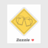 Beer Lovers-teken Sticker (Vel)