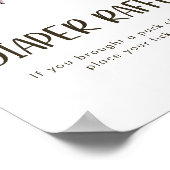 Beer Luier Raffle Poster (Hoek)