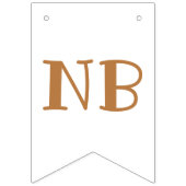 Beer maanden eerste verjaardag vlaggetjes (Tweede vlag)