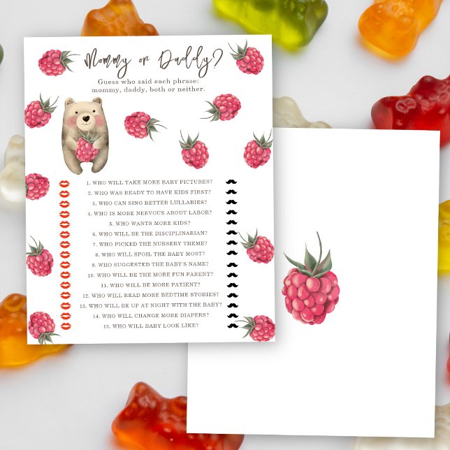 Beer - mama of papa baby shower spel (Creator heeft geüpload)