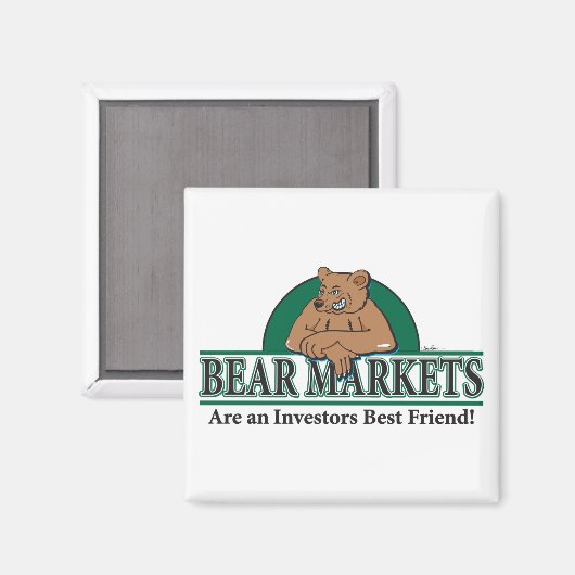 Beer-markten-zijn-Investeerders-Beste Vrienden Magneet (Voorkant / Achterkant)