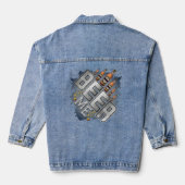 Beer me denim jacket (Achterkant)