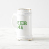Beer Me Groene Mok (Voorkant links)