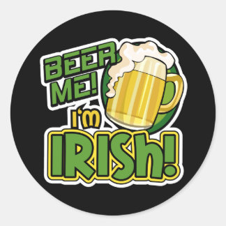 Beer Me Je suis Irlandais Stickers Saint Patrick's