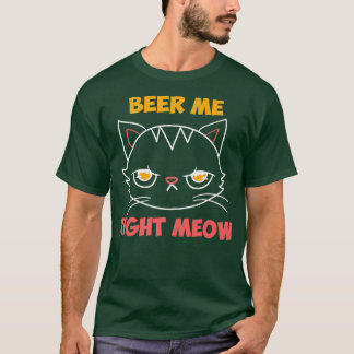 Beer me net met Cat Lover Booze Funny Beer Dri T-shirt
