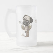 Beer me Pug van Mudge Studios Matglas Bierpul (Links)