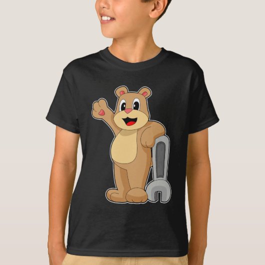 Beer Mechanische Moersleutel T-shirt (Voorkant)