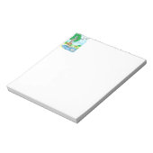 "Beer met bloemen" Notitieblok (Gedraaid)