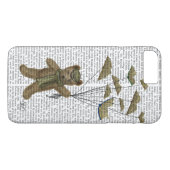 Beer met Boek Vlinders Case-Mate iPhone Case (Achterkant (Horizontaal))