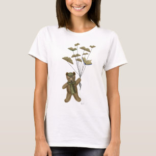 Beer met boekvlinders 3 t-shirt