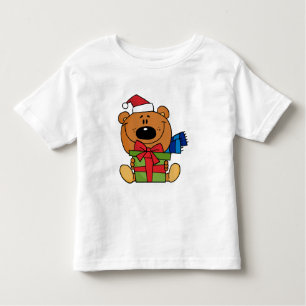 Beer met cadeautjes en cadeaus voor feestdagen kinder shirts