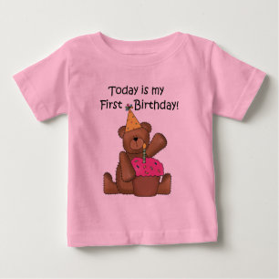 Beer met Cupcake 1st Birthday Tshirts en Gifts