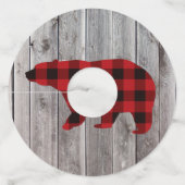 beer met gebufferde schil wild een eerste verjaard wijnglaslabel (Achterkant)