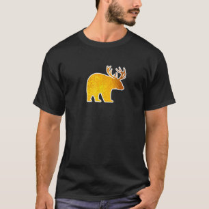 Beer met Herten Antlers Funny Bierliefhebber Spiri T-shirt