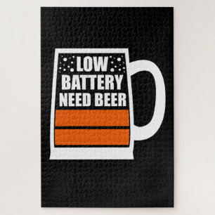 Beer met lage batterijbehoefte legpuzzel