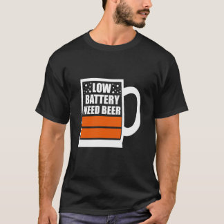 Beer met lage batterijbehoefte t-shirt