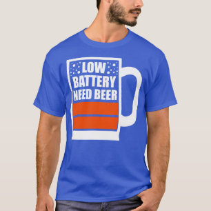 Beer met lage batterijbehoefte t-shirt