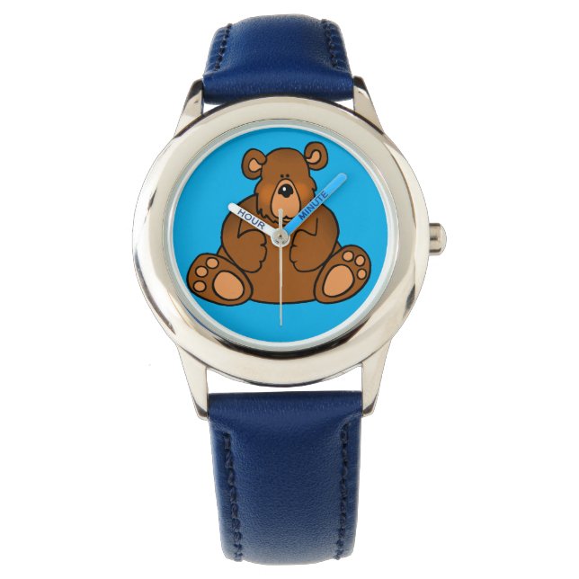 Beer met me horloge voor kinderen (Voorkant)