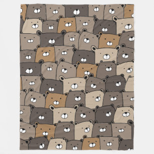 Beer met mij 60x80 fleece deken