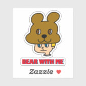 Beer met mij Sticker (Vel)