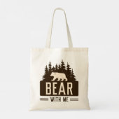 Beer met mij tote bag (Achterkant)
