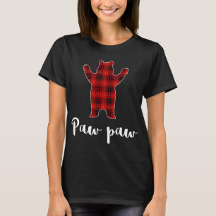 Beer met rode poten buffel kerstmis pa t-shirt