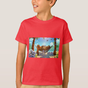 Beer met Schattigee Lemmings T-shirt
