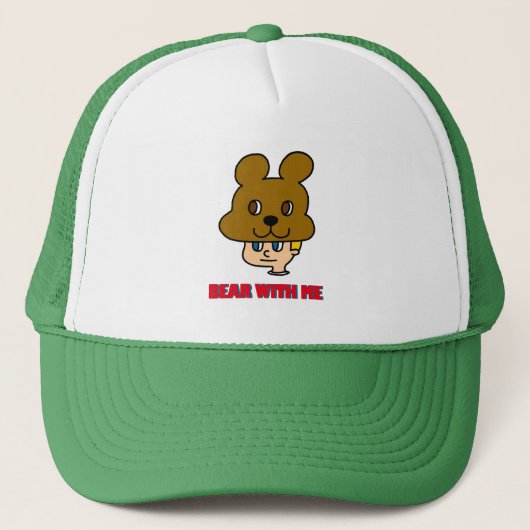 Beer met Trucker Hat Pet (Voorkant)
