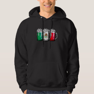 Beer Mexicaanse vlag Cinco de Mayo Women Mexico Hoodie