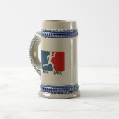 Beer Mile Logo Stein Bierpul (Voorkant links)
