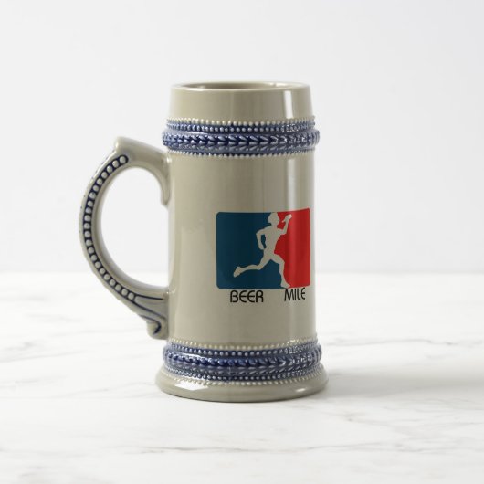 Beer Mile Logo Stein Bierpul (Links)