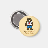 Beer Minimum Grappige Kantoor Pun Art Magneet (Voorkant / Achterkant)