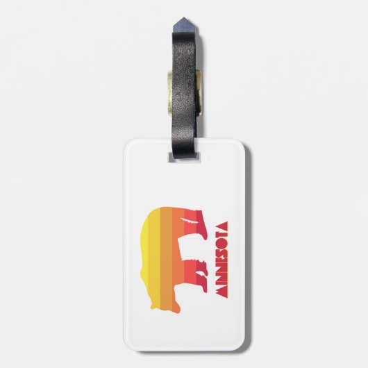 Beer Minnesota Bagagelabel (Achterkant verticaal)