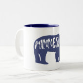 Beer Minnesota Tweekleurige Koffiemok (Voorkant links)