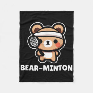 Beer-minton Schattige Kawaii Cartoon Beer Cub Badm Fleece Deken